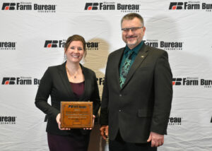 Kaitlyn Kessler received the Outstanding Agriculture Professional at the 2023 WFBF Annual Meeting.